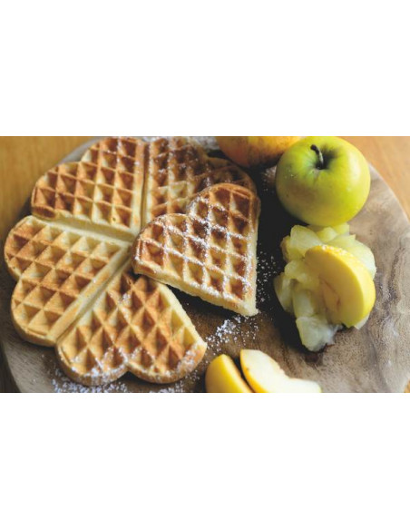 Gofrera  corazón 180°  WECBQA