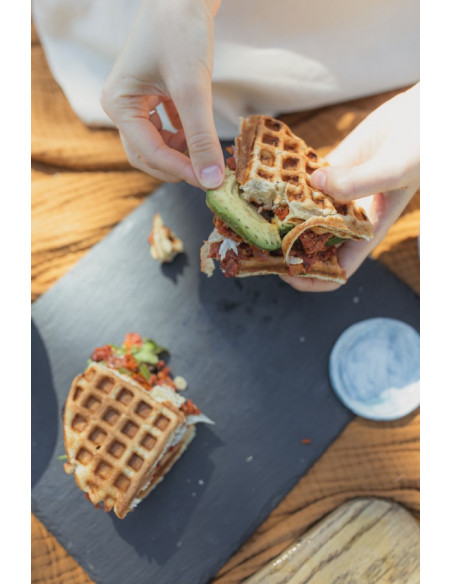 Gofrera Redondo 180° simple A/A  WECBCA