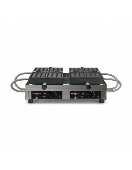 Gofrera doble gofre Bruxelles 3X5B. Apertura 180º WECAAB