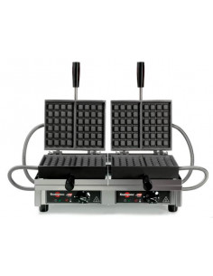 Gofrera doble gofre Bruxelas 4X6B. Apertura 180º WECABB 2