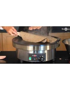 Espátula acero acero inoxidable para crepera (40cm) 2