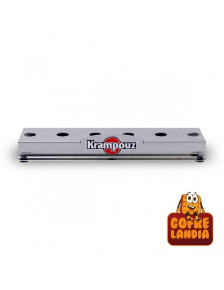 Soporte de acero inoxidable para gofres piruleta: presentación y sujeción ideal