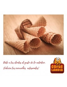 Asa de aparato para formar cucuruchos 2