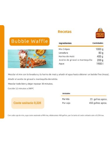Maquina Bubble Waffle