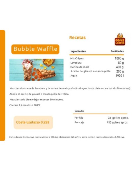 Maquina Bubble Waffle