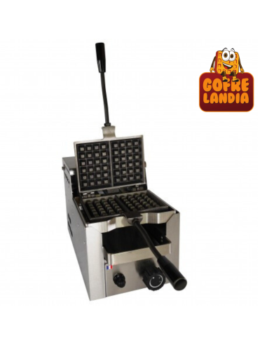 Gofrera giratoria de gas para 2 gofres Lieja 4X6