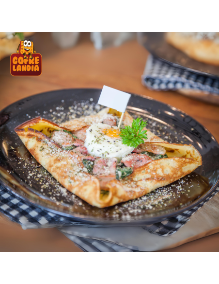 Crepera eléctrica estándar Krampouz diámetro 40cm: precisión y durabilidad