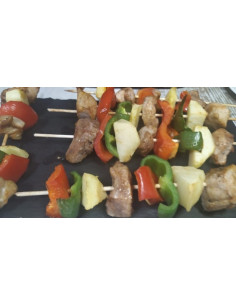 Plancha eléctrica GECII2 de acero inoxidable, 3600 W, dos zonas de cocción. 2