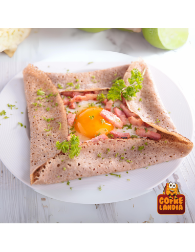 Crepera eléctrica profesional gama Confort Krampouz diámetro 48 cm: uso intensivo, calentamiento homogéneo