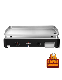 NUEVA Plancha para gas natural profesional , gama Confort de acero inoxidable, 5800 W, dos zonas de cocción.