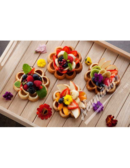 Juego de Placas para el gofre Flor - Backsystem