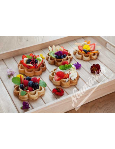 Juego de Placas para el gofre Flor - Backsystem