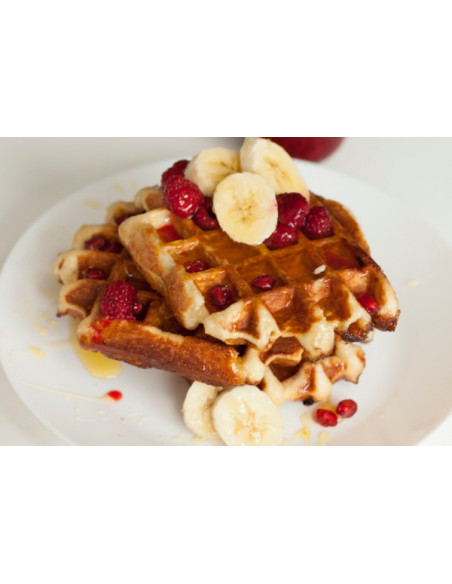 Gofrera 4x7 Lieja 180° simple I/D  WECAHA