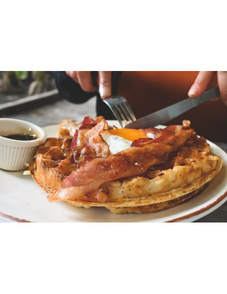 Gofrera Redondo 180° simple A/A  WECBCA